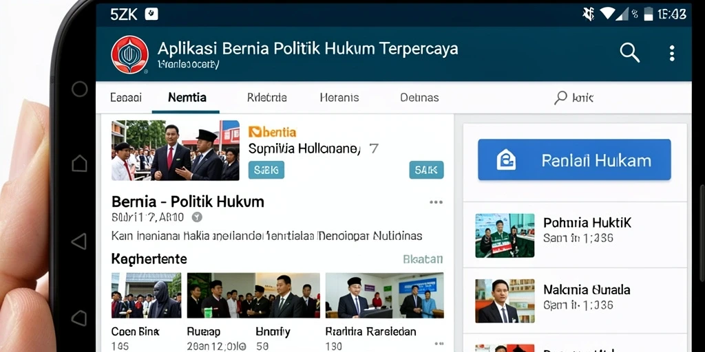 Tampilan antarmuka 5ZK yang sederhana dan informatif.