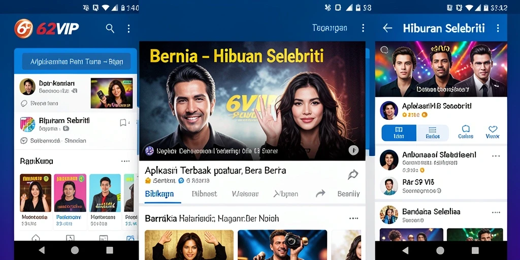 Tampilan antarmuka aplikasi 62VIP yang menarik dan informatif.