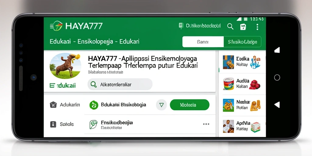 Antarmuka aplikasi HAYA777 yang informatif dan user-friendly.