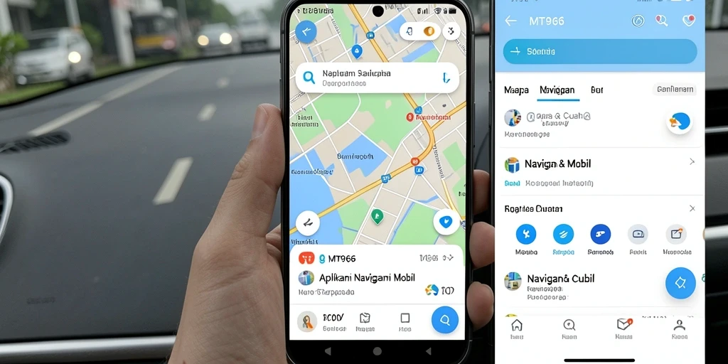 Tampilan antarmuka aplikasi MT966 yang sederhana dan mudah digunakan.
