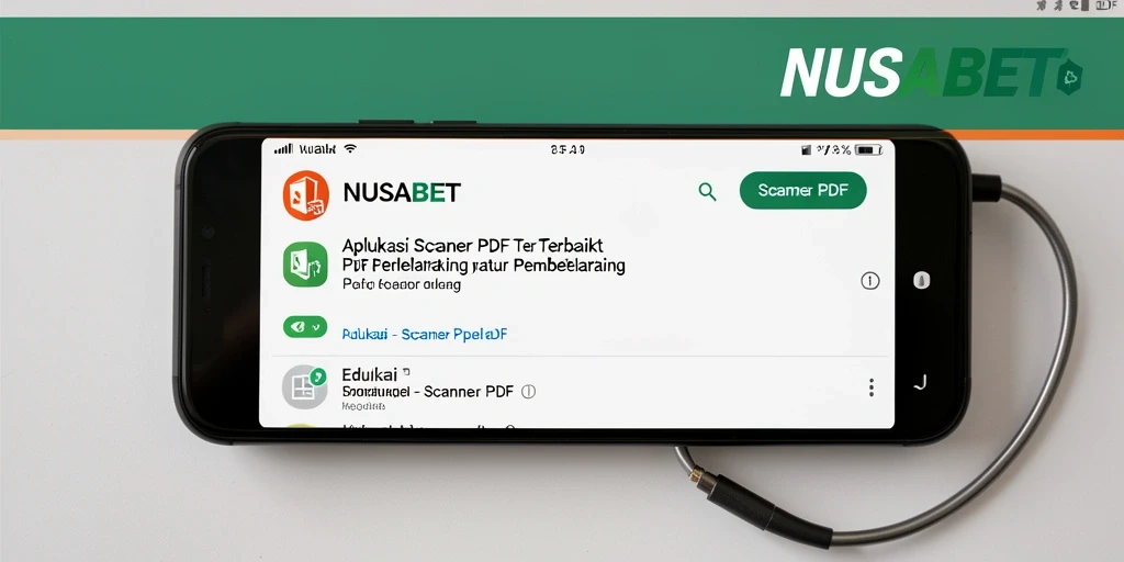 Antarmuka NUSABET untuk pemindaian PDF yang sederhana dan fungsional.