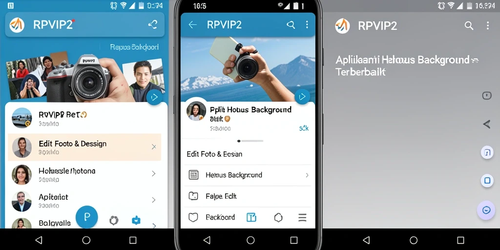 Tampilan antarmuka RPVIP2 saat menghapus background dengan mudah.