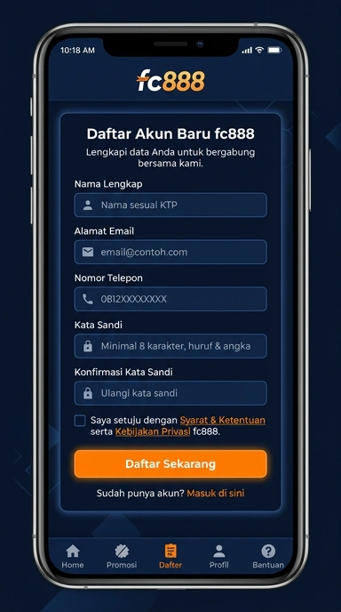 Panduan Registrasi Akun fc888 untuk Pengguna Android